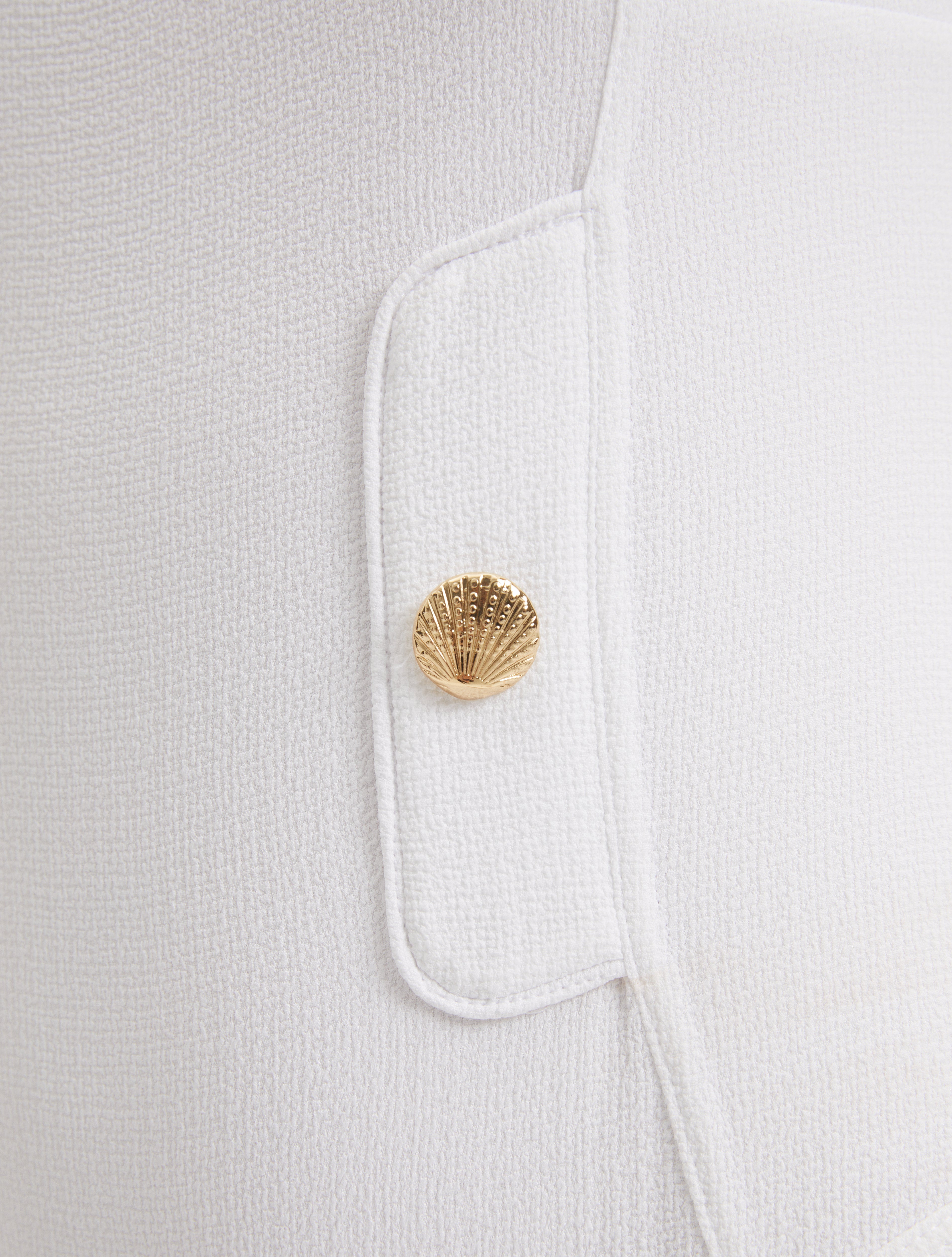 Muriel White Scoop Neck Textured Swimsuit | Moeva | Swimsuit | Each week unveils new pieces—luxury swimwear, fluid resort silhouettes, and elevated summer-to-evening essentials designed to carry you from coastal escapes to city nights.