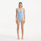 Muriel Baby Blue Scoop Neck Textured Swimsuit | Moeva | Swimsuit | Each week unveils new pieces—luxury swimwear, fluid resort silhouettes, and elevated summer-to-evening essentials designed to carry you from coastal escapes to city nights.
