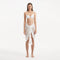 Raiden White Tie Front Wavy-Trim Sheer Sarong | Moeva | Sarongs | Each week unveils new pieces—luxury swimwear, fluid resort silhouettes, and elevated summer-to-evening essentials designed to carry you from coastal escapes to city nights.