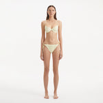 Salila Yellow Underwired Side Tie Wave Textured Bikini Set | Moeva | | Each week unveils new pieces—luxury swimwear, fluid resort silhouettes, and elevated summer-to-evening essentials designed to carry you from coastal escapes to city nights.
