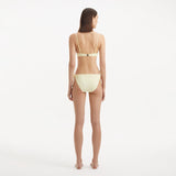 Salila Yellow Underwired Side Tie Wave Textured Bikini Set | Moeva | | Each week unveils new pieces—luxury swimwear, fluid resort silhouettes, and elevated summer-to-evening essentials designed to carry you from coastal escapes to city nights.