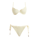 Salila Yellow Underwired Side Tie Wave Textured Bikini Set | Moeva | | Each week unveils new pieces—luxury swimwear, fluid resort silhouettes, and elevated summer-to-evening essentials designed to carry you from coastal escapes to city nights.