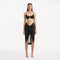 Raiden Black Tie Front Wavy-Trim Sheer Sarong | Moeva | Sarongs | Each week unveils new pieces—luxury swimwear, fluid resort silhouettes, and elevated summer-to-evening essentials designed to carry you from coastal escapes to city nights.