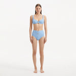 Adva Baby Blue Balconette Textured High Waist Bikini Set | Moeva | | Each week unveils new pieces—luxury swimwear, fluid resort silhouettes, and elevated summer-to-evening essentials designed to carry you from coastal escapes to city nights.