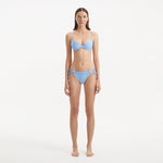 Salila Baby Blue Underwired Side Tie Wave Textured Bikini Set | Moeva | | Each week unveils new pieces—luxury swimwear, fluid resort silhouettes, and elevated summer-to-evening essentials designed to carry you from coastal escapes to city nights.