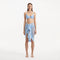 Raiden Baby Blue Tie Front Wavy-Trim Sheer Sarong | Moeva | Sarongs | Each week unveils new pieces—luxury swimwear, fluid resort silhouettes, and elevated summer-to-evening essentials designed to carry you from coastal escapes to city nights.
