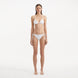 Sarita White Triangle Wave Textured Side Tie Bikini Set | Moeva | | Each week unveils new pieces—luxury swimwear, fluid resort silhouettes, and elevated summer-to-evening essentials designed to carry you from coastal escapes to city nights.