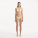 Sarita Yellow Triangle Wave Textured Side Tie Bikini Set | Moeva | | Each week unveils new pieces—luxury swimwear, fluid resort silhouettes, and elevated summer-to-evening essentials designed to carry you from coastal escapes to city nights.