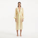 Blaze Long Sleeve Wavy-Trim Belted Sheer Yellow Kaftan | Moeva | Kaftans | Each week unveils new pieces—luxury swimwear, fluid resort silhouettes, and elevated summer-to-evening essentials designed to carry you from coastal escapes to city nights.