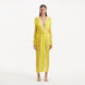 Itzel Yellow Knitted Mesh Long-Sleeve Kaftan | Moeva | Kaftans | Each week unveils new pieces—luxury swimwear, fluid resort silhouettes, and elevated summer-to-evening essentials designed to carry you from coastal escapes to city nights.