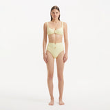 Adva Yellow Balconette Textured High Waist Bikini Set | Moeva | | Each week unveils new pieces—luxury swimwear, fluid resort silhouettes, and elevated summer-to-evening essentials designed to carry you from coastal escapes to city nights.