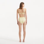 Adva Yellow Balconette Textured High Waist Bikini Set | Moeva | | Each week unveils new pieces—luxury swimwear, fluid resort silhouettes, and elevated summer-to-evening essentials designed to carry you from coastal escapes to city nights.