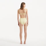Adva Yellow Balconette Textured High Waist Bikini Set | Moeva | | Each week unveils new pieces—luxury swimwear, fluid resort silhouettes, and elevated summer-to-evening essentials designed to carry you from coastal escapes to city nights.