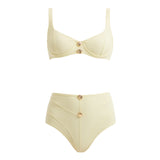 Adva Yellow Balconette Textured High Waist Bikini Set | Moeva | | Each week unveils new pieces—luxury swimwear, fluid resort silhouettes, and elevated summer-to-evening essentials designed to carry you from coastal escapes to city nights.
