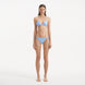 Sarita Baby Blue Triangle Wave Textured Side Tie Bikini Set | Moeva | | Each week unveils new pieces—luxury swimwear, fluid resort silhouettes, and elevated summer-to-evening essentials designed to carry you from coastal escapes to city nights.