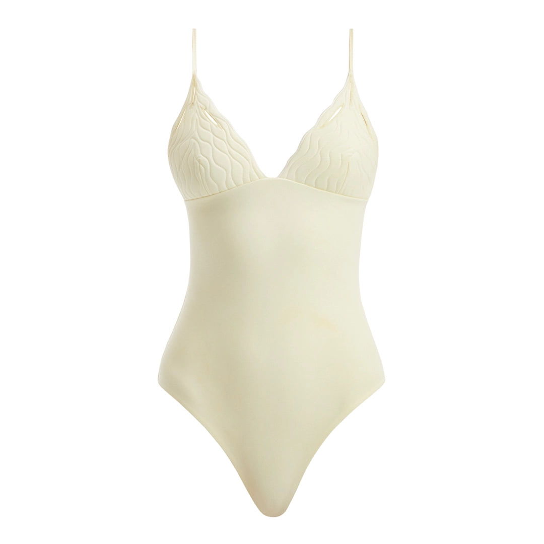 Antonia Yellow High-Waist Wrap Mini Skirt | Moeva | Beachwear Skirts | Each week unveils new pieces—luxury swimwear, fluid resort silhouettes, and elevated summer-to-evening essentials designed to carry you from coastal escapes to city nights.