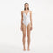 Anahita White V Neck Swimsuit | Moeva | Swimsuit | Each week unveils new pieces—luxury swimwear, fluid resort silhouettes, and elevated summer-to-evening essentials designed to carry you from coastal escapes to city nights.