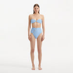 Baia Baby Bandeau High Waist Bikini Set | Moeva | Bikini Sets | Each week unveils new pieces—luxury swimwear, fluid resort silhouettes, and elevated summer-to-evening essentials designed to carry you from coastal escapes to city nights.