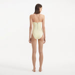 Adria Yellow Bandeu Swimsuit | Moeva | Swimsuit | Each week unveils new pieces—luxury swimwear, fluid resort silhouettes, and elevated summer-to-evening essentials designed to carry you from coastal escapes to city nights.