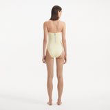 Adria Yellow Bandeu Swimsuit | Moeva | Swimsuit | Each week unveils new pieces—luxury swimwear, fluid resort silhouettes, and elevated summer-to-evening essentials designed to carry you from coastal escapes to city nights.