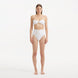 Baia White Bandeau High Waist Bikini Set | Moeva | Bikini Sets | Each week unveils new pieces—luxury swimwear, fluid resort silhouettes, and elevated summer-to-evening essentials designed to carry you from coastal escapes to city nights.