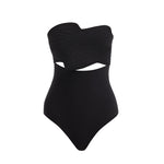 Adria Black Bandeu Swimsuit | Moeva | Swimsuit | Each week unveils new pieces—luxury swimwear, fluid resort silhouettes, and elevated summer-to-evening essentials designed to carry you from coastal escapes to city nights.