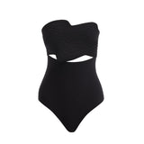 Adria Black Bandeu Swimsuit | Moeva | Swimsuit | Each week unveils new pieces—luxury swimwear, fluid resort silhouettes, and elevated summer-to-evening essentials designed to carry you from coastal escapes to city nights.
