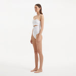 Adria White Bandeu Swimsuit | Moeva | Swimsuit | Each week unveils new pieces—luxury swimwear, fluid resort silhouettes, and elevated summer-to-evening essentials designed to carry you from coastal escapes to city nights.