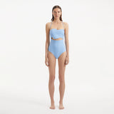 Adria Baby Blue Bandeu Swimsuit | Moeva | Swimsuit | Each week unveils new pieces—luxury swimwear, fluid resort silhouettes, and elevated summer-to-evening essentials designed to carry you from coastal escapes to city nights.