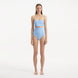 Adria Baby Blue Bandeu Swimsuit | Moeva | Swimsuit | Each week unveils new pieces—luxury swimwear, fluid resort silhouettes, and elevated summer-to-evening essentials designed to carry you from coastal escapes to city nights.