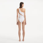 Delta White One Shoulder Swimsuit | Moeva | Swimsuit | Each week unveils new pieces—luxury swimwear, fluid resort silhouettes, and elevated summer-to-evening essentials designed to carry you from coastal escapes to city nights.