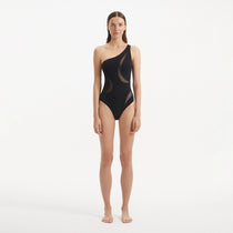 Delta Black One Shoulder Swimsuit | Moeva | Swimsuit | Each week unveils new pieces—luxury swimwear, fluid resort silhouettes, and elevated summer-to-evening essentials designed to carry you from coastal escapes to city nights.
