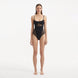 Darya Black Scoop Neck Swimsuit | Moeva | Swimsuit | Each week unveils new pieces—luxury swimwear, fluid resort silhouettes, and elevated summer-to-evening essentials designed to carry you from coastal escapes to city nights.