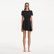 Derin Black Short-Sleeve Mini Dress | Moeva | RTW Dresses | Each week unveils new pieces—luxury swimwear, fluid resort silhouettes, and elevated summer-to-evening essentials designed to carry you from coastal escapes to city nights.