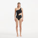 Narelle Black One Shoulder Textured Swimsuit | Moeva | Swimsuit | Each week unveils new pieces—luxury swimwear, fluid resort silhouettes, and elevated summer-to-evening essentials designed to carry you from coastal escapes to city nights.