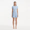 Derin Baby Blue Short-Sleeve Mini Dress | Moeva | RTW Dresses | Each week unveils new pieces—luxury swimwear, fluid resort silhouettes, and elevated summer-to-evening essentials designed to carry you from coastal escapes to city nights.