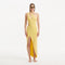 Shore Yellow One-Shoulder Maxi Knitted Dress with Cut-Out Details | Moeva | RTW Dresses | Each week unveils new pieces—luxury swimwear, fluid resort silhouettes, and elevated summer-to-evening essentials designed to carry you from coastal escapes to city nights.