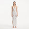 Mimi White Knit Sleeveless Maxi Dress | Moeva | Beachwear Dresses | Each week unveils new pieces—luxury swimwear, fluid resort silhouettes, and elevated summer-to-evening essentials designed to carry you from coastal escapes to city nights.