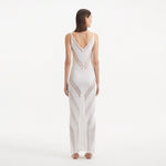 Mimi White Knit Sleeveless Maxi Dress | Moeva | Beachwear Dresses | Each week unveils new pieces—luxury swimwear, fluid resort silhouettes, and elevated summer-to-evening essentials designed to carry you from coastal escapes to city nights.