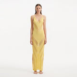 Mimi Yellow Knit Sleeveless Maxi Dress | Moeva | Beachwear Dresses | Each week unveils new pieces—luxury swimwear, fluid resort silhouettes, and elevated summer-to-evening essentials designed to carry you from coastal escapes to city nights.