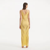 Mimi Yellow Knit Sleeveless Maxi Dress | Moeva | Beachwear Dresses | Each week unveils new pieces—luxury swimwear, fluid resort silhouettes, and elevated summer-to-evening essentials designed to carry you from coastal escapes to city nights.