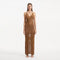 Mimi Brown Knit Sleeveless Maxi Dress | Moeva | Beachwear Dresses | Each week unveils new pieces—luxury swimwear, fluid resort silhouettes, and elevated summer-to-evening essentials designed to carry you from coastal escapes to city nights.