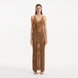 Mimi Brown Knit Sleeveless Maxi Dress | Moeva | Beachwear Dresses | Each week unveils new pieces—luxury swimwear, fluid resort silhouettes, and elevated summer-to-evening essentials designed to carry you from coastal escapes to city nights.