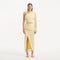Monroe Yellow One-Shoulder Knit Top with Fringe & Mesh Sleeve | Moeva | Crop Top | Each week unveils new pieces—luxury swimwear, fluid resort silhouettes, and elevated summer-to-evening essentials designed to carry you from coastal escapes to city nights.