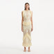 Maris Yellow Knitted Maxi Dress with Fringe and Open Back | Moeva | Dress | Each week unveils new pieces—luxury swimwear, fluid resort silhouettes, and elevated summer-to-evening essentials designed to carry you from coastal escapes to city nights.