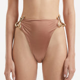 Clyde Brown Bikini Bottom