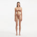 Clyde Brown Bandeau High Waist Satin Bikini Set | Moeva | Bikini Sets | Each week unveils new pieces—luxury swimwear, fluid resort silhouettes, and elevated summer-to-evening essentials designed to carry you from coastal escapes to city nights.