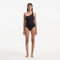 Kaimana Black One Shoulder Satin Swimsuit | Moeva | Swimsuit | Each week unveils new pieces—luxury swimwear, fluid resort silhouettes, and elevated summer-to-evening essentials designed to carry you from coastal escapes to city nights.