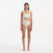 Marilla White Bandeau Satin Swimsuit | Moeva | Swimsuit | Each week unveils new pieces—luxury swimwear, fluid resort silhouettes, and elevated summer-to-evening essentials designed to carry you from coastal escapes to city nights.