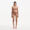 Marilla Brown Bandeau Satin Swimsuit | Moeva | Swimsuit | Each week unveils new pieces—luxury swimwear, fluid resort silhouettes, and elevated summer-to-evening essentials designed to carry you from coastal escapes to city nights.